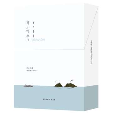 ROUND LAB 1025 Water Gel Hydration Mask(10ea) | Hydration locking, Cooling, Rejuvenating, Easy layer...