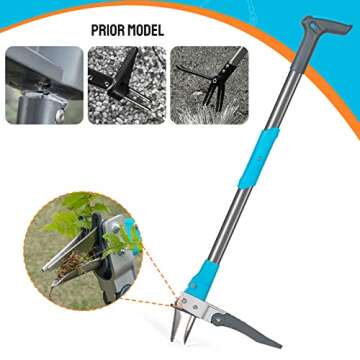 Royalgarden Weed Puller Tool with Garden Tool Bags