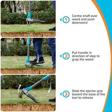 Royalgarden Weed Puller Tool with Garden Tool Bags