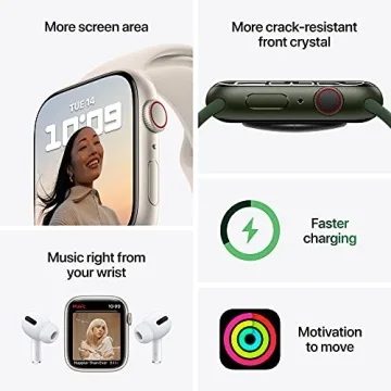 Apple Watch Series 7 GPS Cellular 45mm Health Fitness Smartwatch