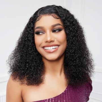 Jessica Bob Wig: Natural-Looking Curly 8 Inch Beauty