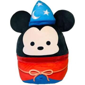 Squishmallow Official Kellytoy Disney Characters Squishy Soft Stuffed Plush Toy Animal (5 Inch, Mick...