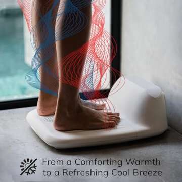 SUMSEI Air Shower | Luxury Spa Y-Zone Body and Feet Dryer | Strong, Gentle Cool/Warm Breeze | Turbo and Auto-Mode | Hygienic and Double Insulation | Eco-Friendly