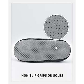 Panda Bros Cozy Slipper Socks with Anti-Skid Soles