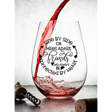 Best Friend Wine Glass - 15 Oz - Unique Gift for Her