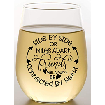 Best Friend Wine Glass - 15 Oz - Unique Gift for Her
