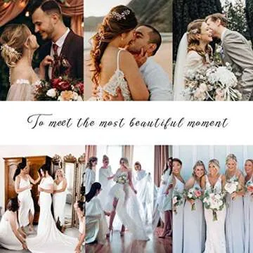 Elegant Casdre Pearl Bridal Hair Pins for Weddings