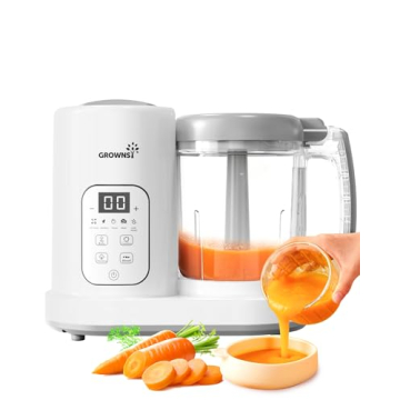 GROWNSY Baby Food Maker: Steam, Blend & Grind for Healthy Homemade Meals