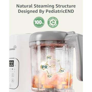 GROWNSY Baby Food Maker Steamer Blender Grinder BPA Free