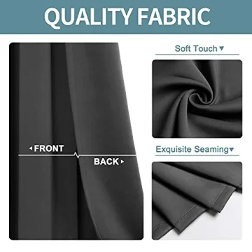 ChrisDowa Blackout Curtains for Stylish Room Darkening