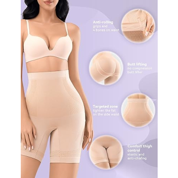 Comfortable High Waisted Shapewear for Tummy Control