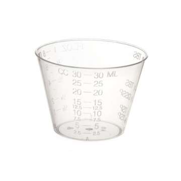 Non-Sterile Graduated Plastic Medicine Cups - 100 Count for Precise Measurement