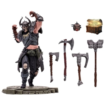 McFarlane Diablo IV Barbarian Figure - Customizable Collectible