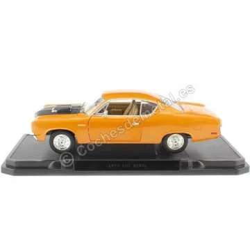 1970 AMC Rebel Brown Metallic Diecast Model 1:18