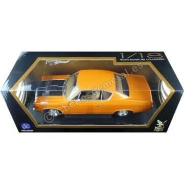 1970 AMC Rebel Brown Metallic Diecast Model 1:18