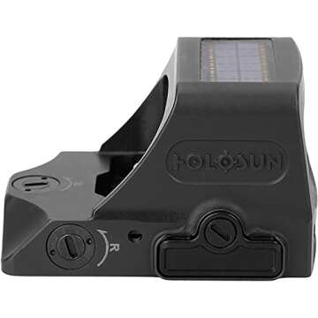 Holosun HE508T-RD X2 - Durable Multi-Reticle Pistol Sight