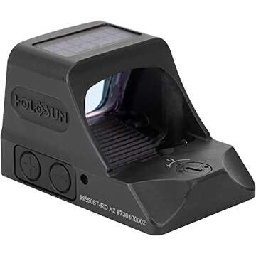 Holosun HE508T-RD X2 - Durable Multi-Reticle Pistol Sight