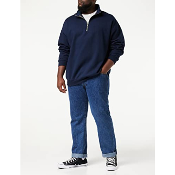 Gildan Adult Fleece Quarter-Zip Cadet Collar Sweatshirt, Style G18800