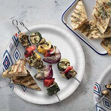 Dixie Large Paper Plates, 10 Inch, 220 Count, 2X Stronger*, Microwave-Safe, Soak-Proof, Cut Resistant, Disposable Plates For Everyday Breakfast, Lunch, & Dinner Meals