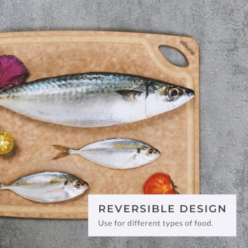 Elihome Classic 4-in-1 Cutting Board Set – Dishwasher Safe