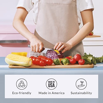 Elihome Classic 4-in-1 Cutting Board Set – Dishwasher Safe