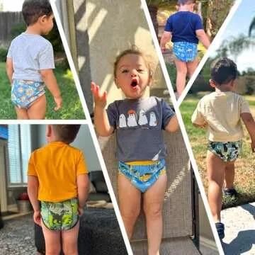 MooMoo Baby Potty Training Underwear 10 Packs Cotton 3T