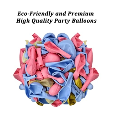 Janinus Pink Blue Balloon Arch Kit for Gender Reveal