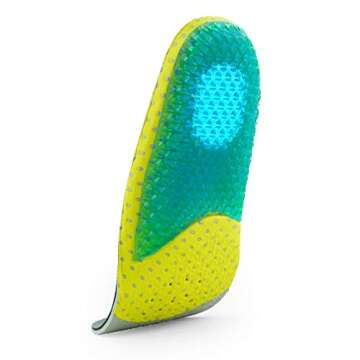 Kids Running Gel Insoles Kids Shock Absorbing Arch Support Silicone Material Insoles Good Feet Step ...