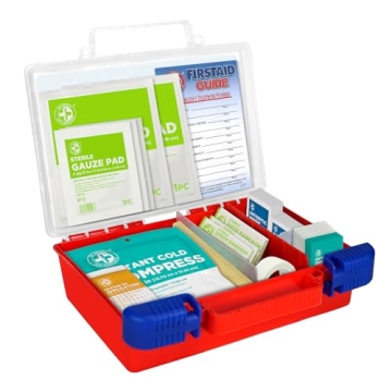 Be Smart Get Prepared 180 Piece First Aid Kit for All