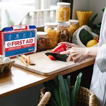 Be Smart Get Prepared 180 Piece First Aid Kit for All