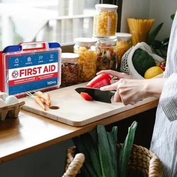 Be Smart Get Prepared 180 Piece First Aid Kit for All