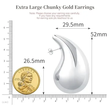 Stylish Extra Large Drop Earrings for Fashion Statement