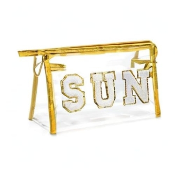 Y1tvei Gold SUN Stylish and Waterproof Toiletry Bag