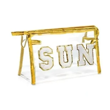 Y1tvei Gold SUN Stylish and Waterproof Toiletry Bag