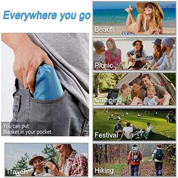 Mumu Sugar Sand Free Beach Mat - Oversized Outdoor Blanket