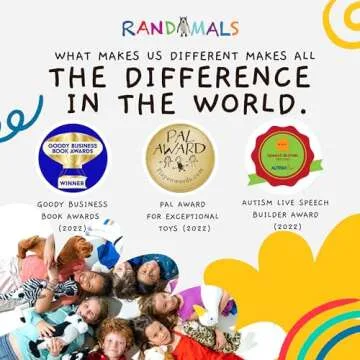 Randimals Animal Figurine Toy Bee & Tyrannosaurus Hybrid Realistic Animal Toys - Unique Mix of Safari Toys & Farm Animals Small Figurines - B-Rex Mini Animal Figures for Kids & Kidults