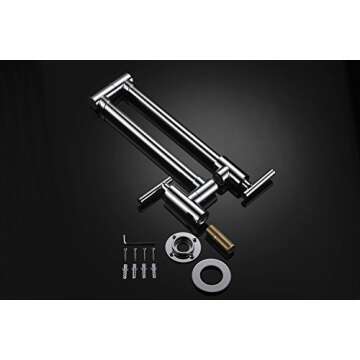 Sumerain Chrome Pot Filler Faucet - Stylish & Functional