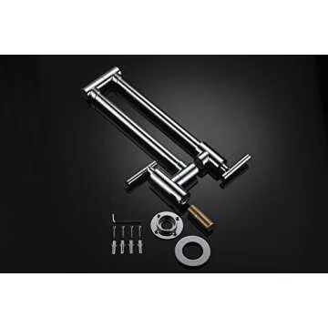 Sumerain Chrome Pot Filler Faucet - Stylish & Functional