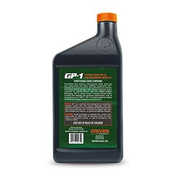Driven Racing Oil GP-1 Synthetic Blend High Performance 10W-30