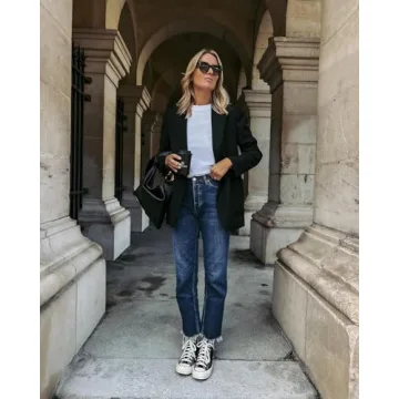 OQQ Womens Stretch Fitted Tee Shirt Essential Underscrubs