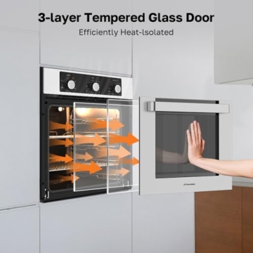 ThermoMate 24" Single Wall Oven with 5 Functions