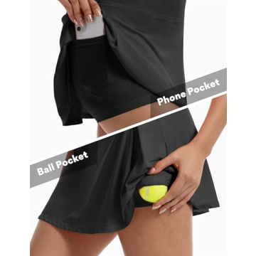 FitsT4 Sports 16" Tennis Golf Skorts for Women