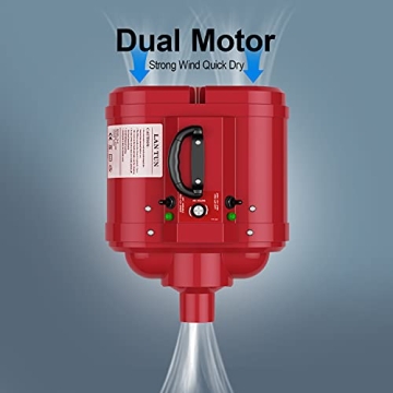LAN TUN High-Velocity Dog Dryer - Dual Motor 5.0 HP