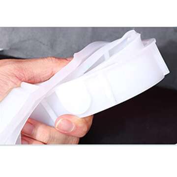 NUOMI Tube Vase Holder Resin Mold for Plant Propagation Station, Hollow Shape Epoxy Resin Casting Mold for Hydroponic Flower Home Office Decor, Arch