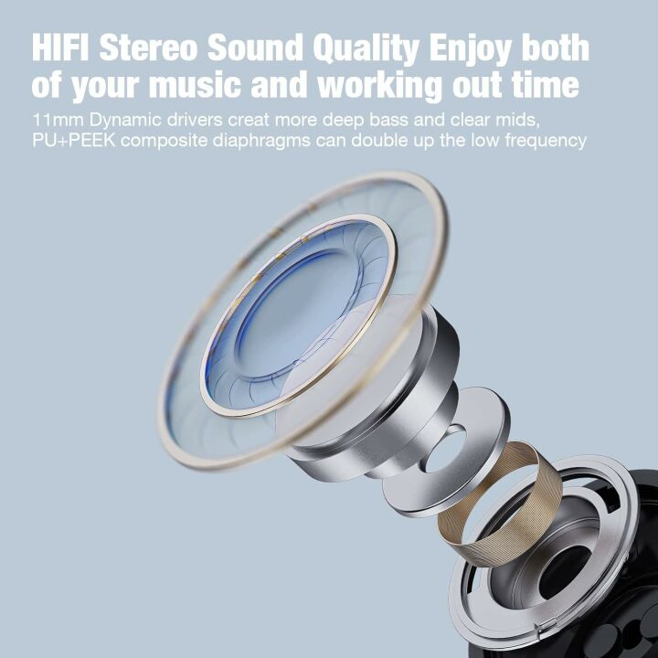 Boean Bluetooth Earbuds with 16 hours Battery Life