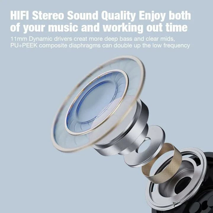 Boean Bluetooth Earbuds with 16 hours Battery Life