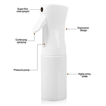 Super Fine Mist Spray Bottle for Professional Salon Stylist 5 OZ