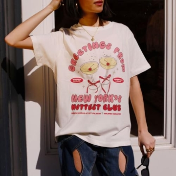 Y2K Vintage Oversized T-Shirts for Women - Summer Style