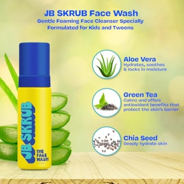 Gentle Foaming Face Wash for Boys - JB SKRUB