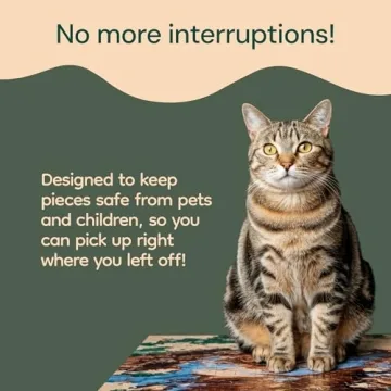 PlayVibe 1000 Piece Puzzle Board with Drawers and Cover